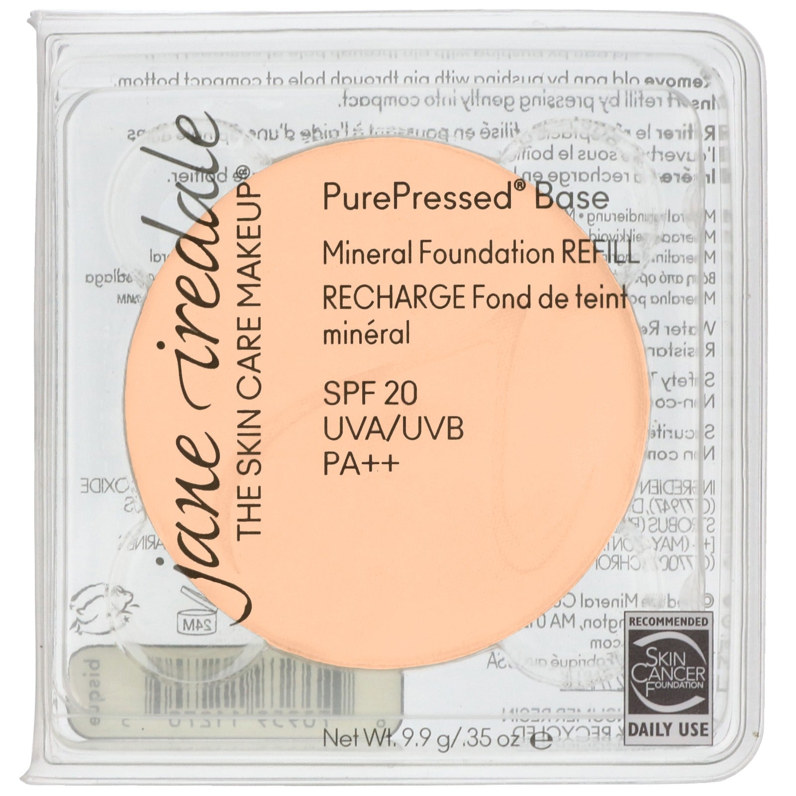 Jane Iredale Purepressed Base SPF20 Refill