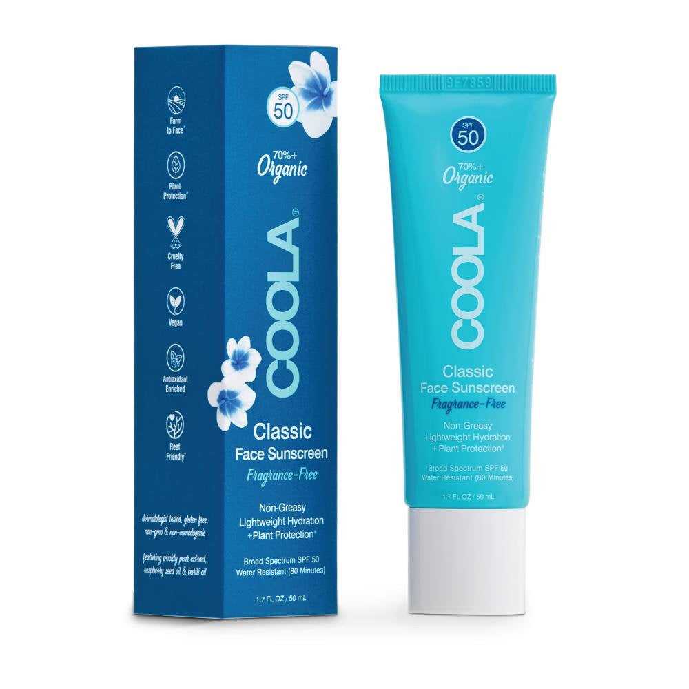 Coola Classic Face SPF 50 Fragrance Free Lotion